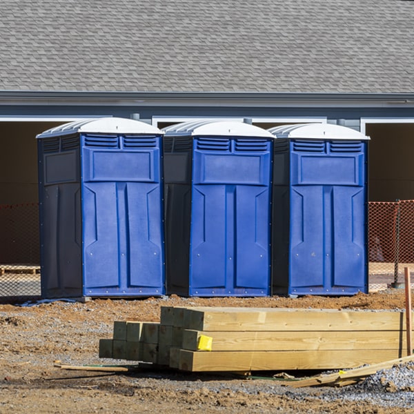 is there a specific order in which to place multiple portable toilets in Dovre